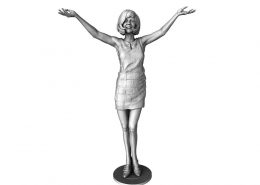 Cilla Statue Artec Eva Europac 3D