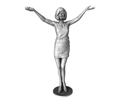 Cilla Statue Artec Eva Europac 3D