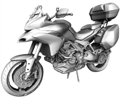 Ducati Multistrada Artec Eva Europac 3D