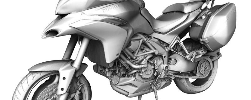 Ducati Multistrada Artec Eva Europac 3D