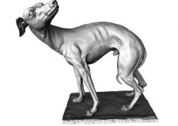 Whippet Sculpture Artec Eva Europac 3D