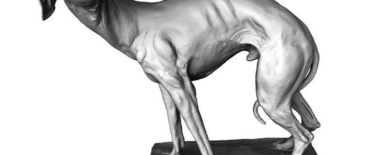 Whippet Sculpture Artec Eva Europac 3D