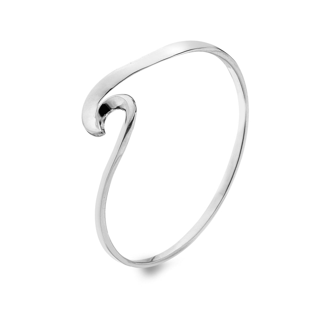 Atlantic Wave Bangle - SilverOrigins