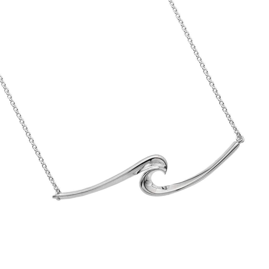 Atlantic Wave Necklace - SilverOrigins