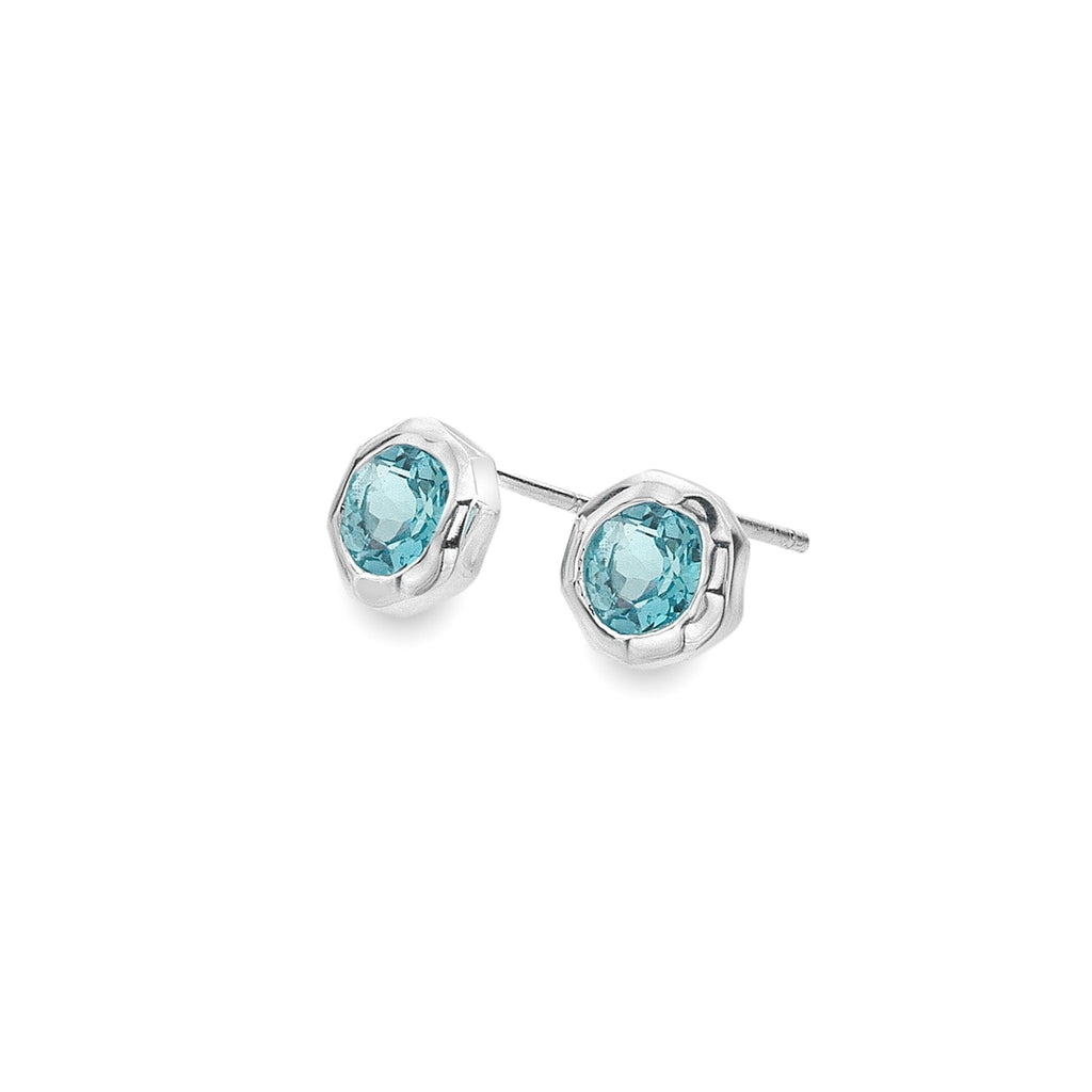 Azure cove studs - SilverOrigins