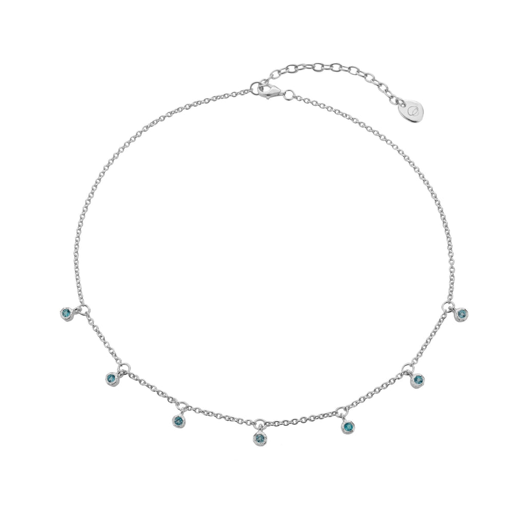 Blue Topaz Sennen Necklace - SilverOrigins