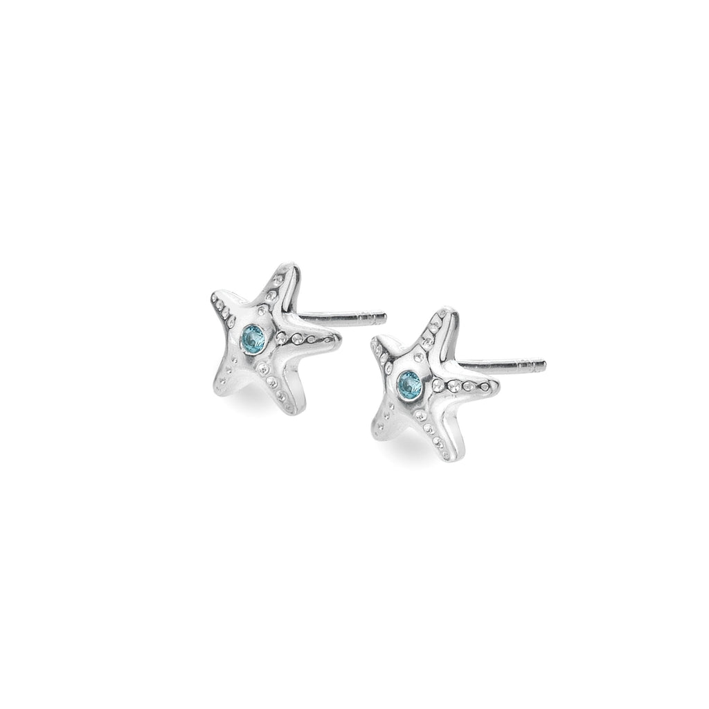 Cornish sea star studs - SilverOrigins