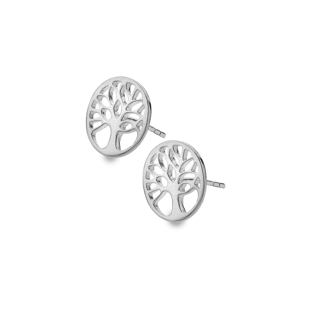 Encircled Tree of Life studs - SilverOrigins