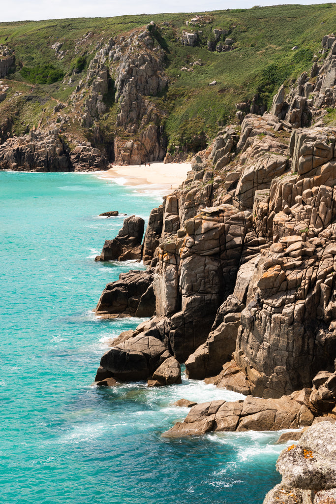 Silver Origins Cornish Beach in the summer 