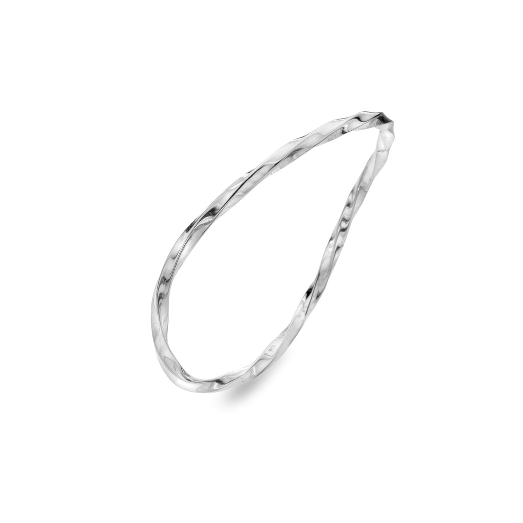 Organic Swirl Bangle - SilverOrigins