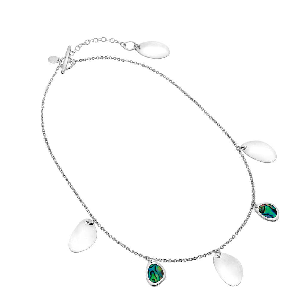 Paua Shell Cove Rockpool Necklace - SilverOrigins