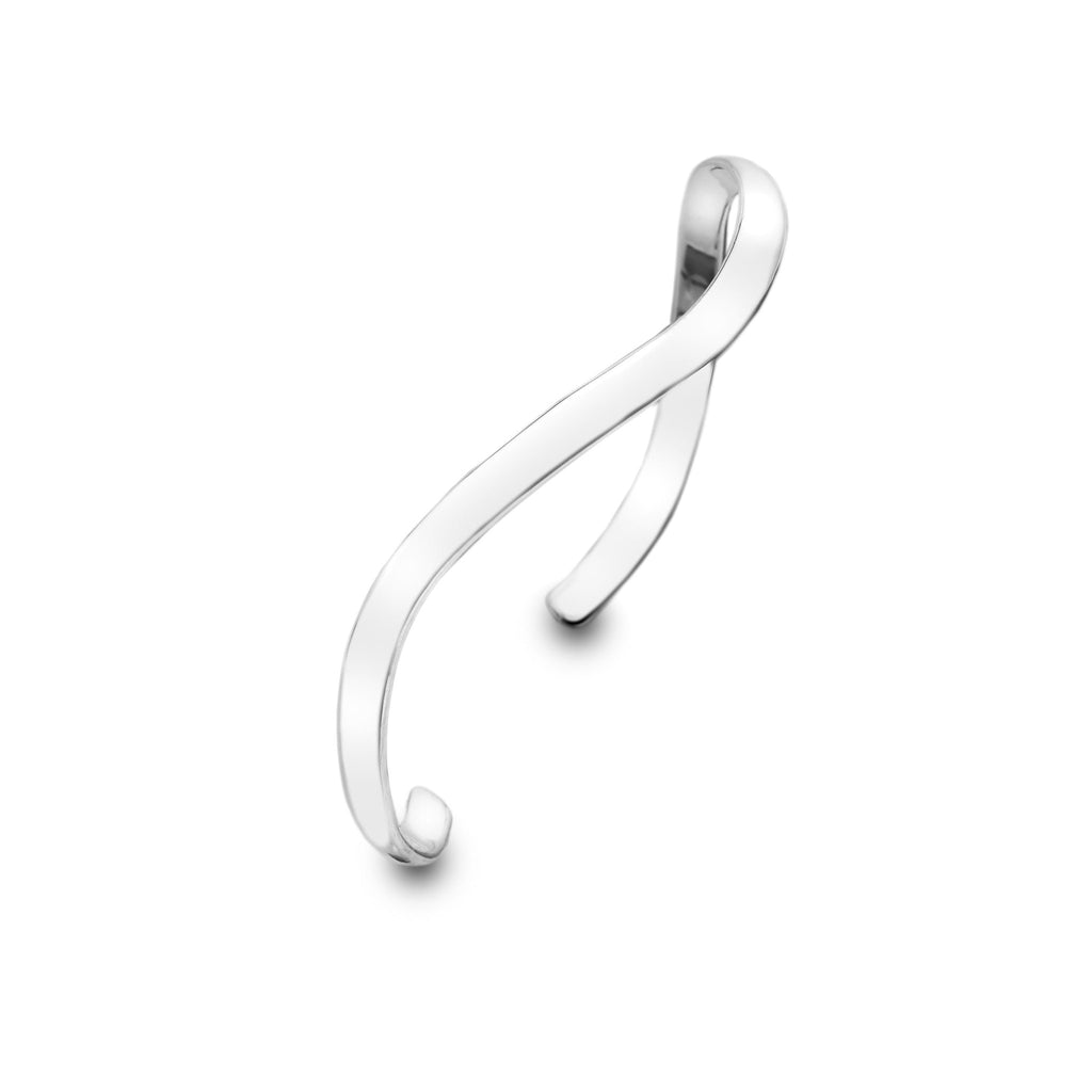 Sea ripple bangle - SilverOrigins