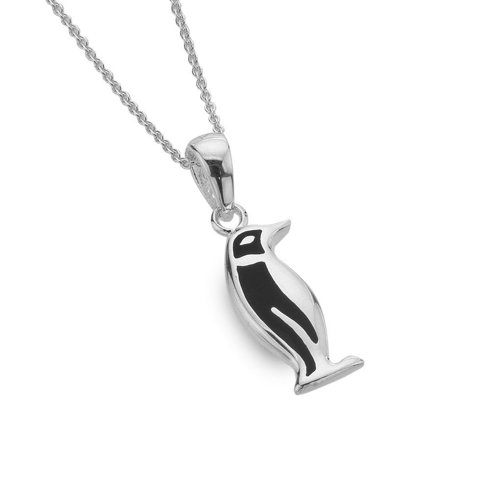 Snow penguin pendant - SilverOrigins