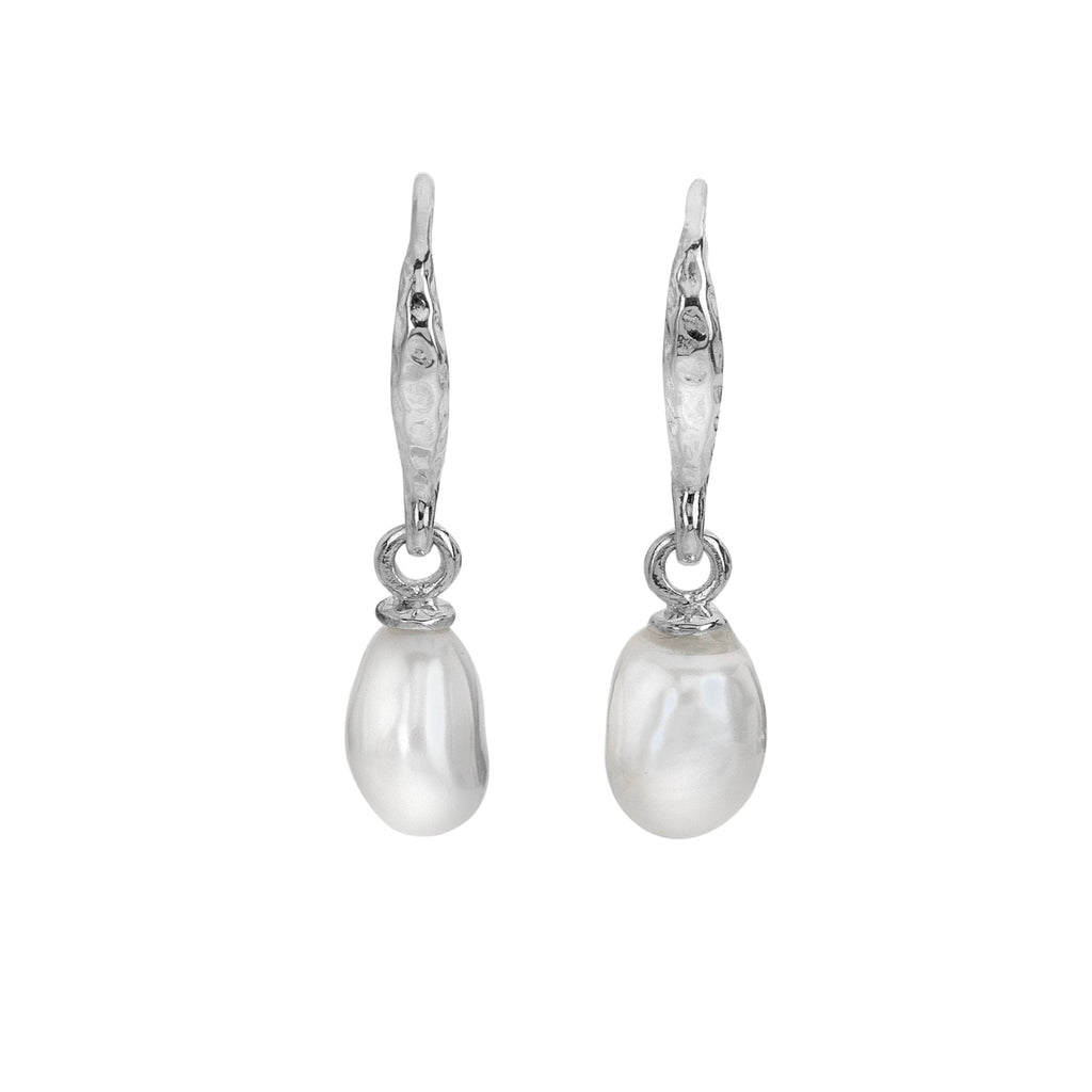 Treasured pearl earrings - SilverOrigins