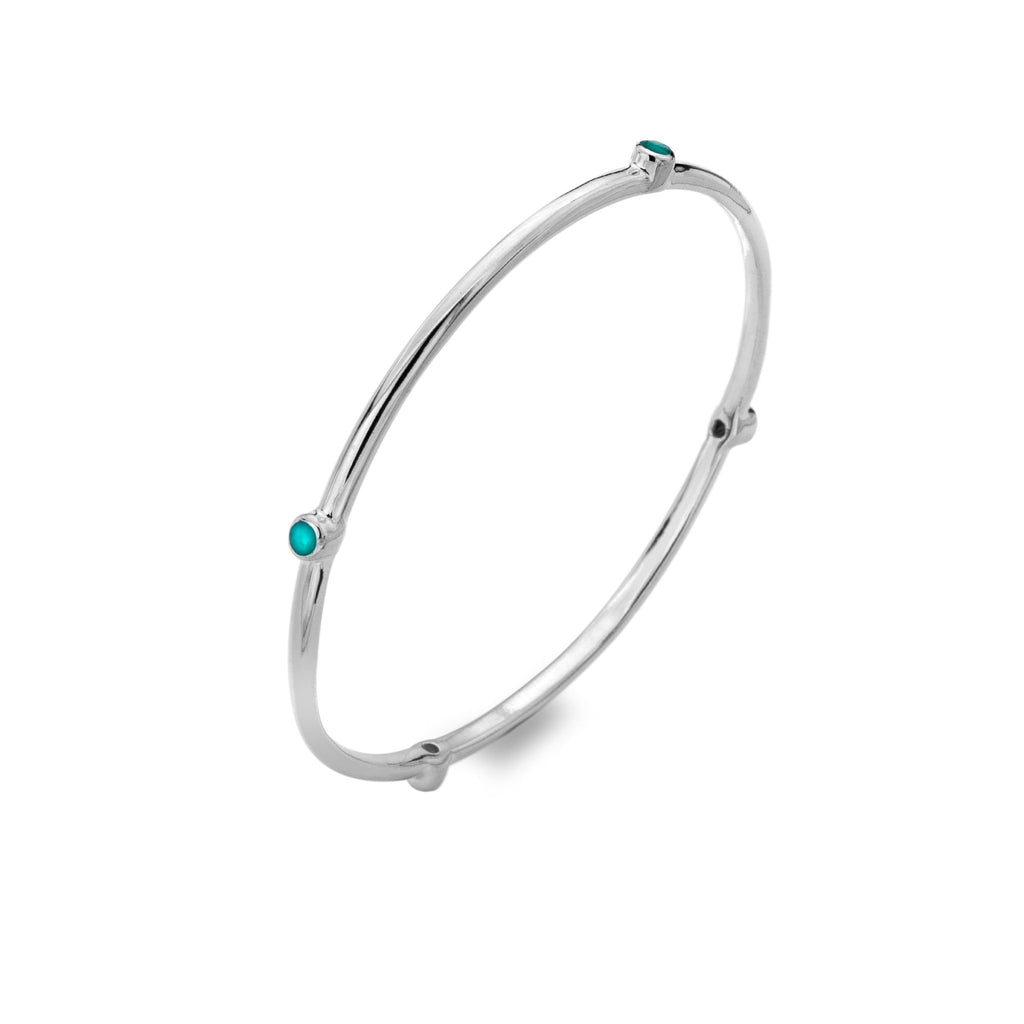 Turquoise bangle - SilverOrigins