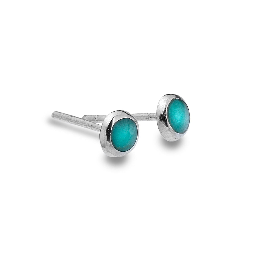 Turquoise Studs - SilverOrigins