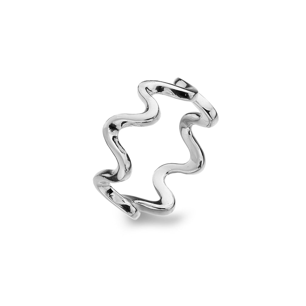 Wave Ripple Ring - SilverOrigins